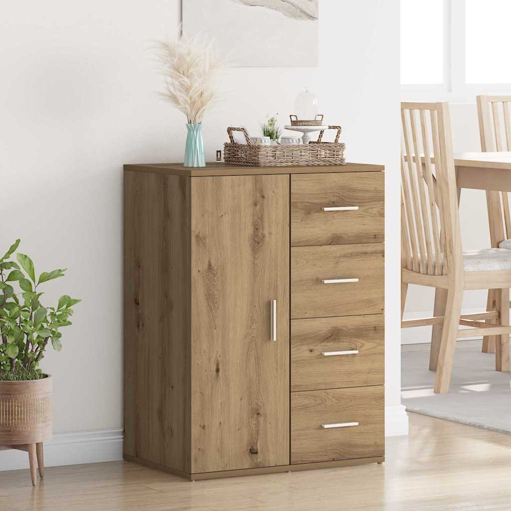 Credenza Rovere artigianale 59 x 39 x 80 cm Legno multistrato