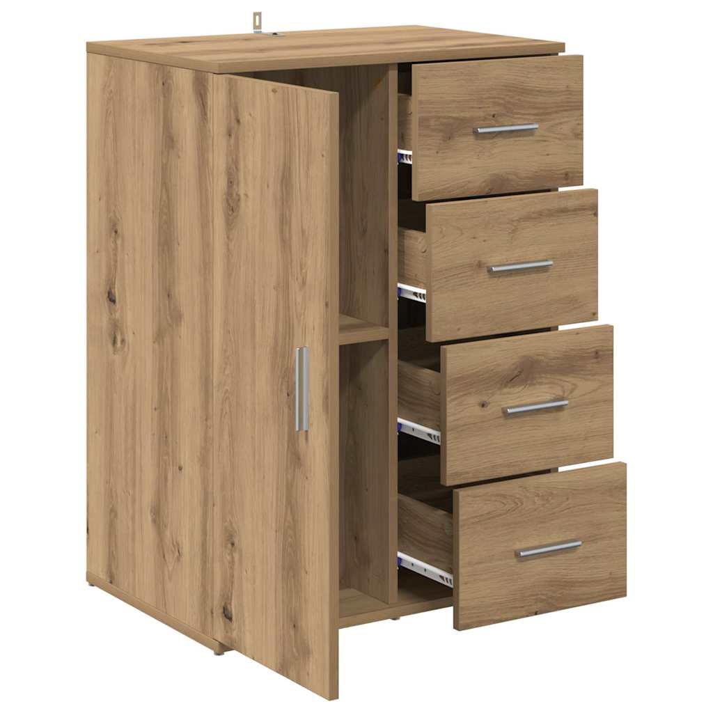 Credenza Rovere artigianale 59 x 39 x 80 cm Legno multistrato