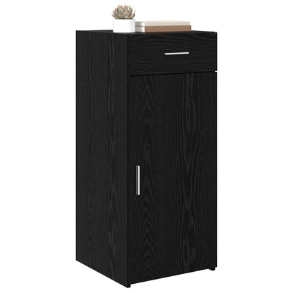 Credenza Rovere Nero 42,5 x 40 x 93 cm Legno multistrato