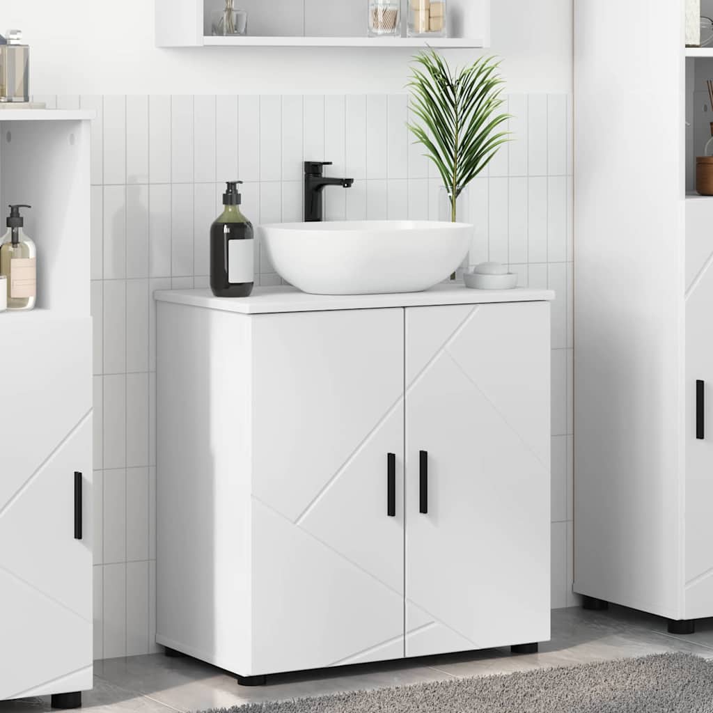Mobile da Bagno con archiviazione Bianco 61 x 35 x 64 cm
