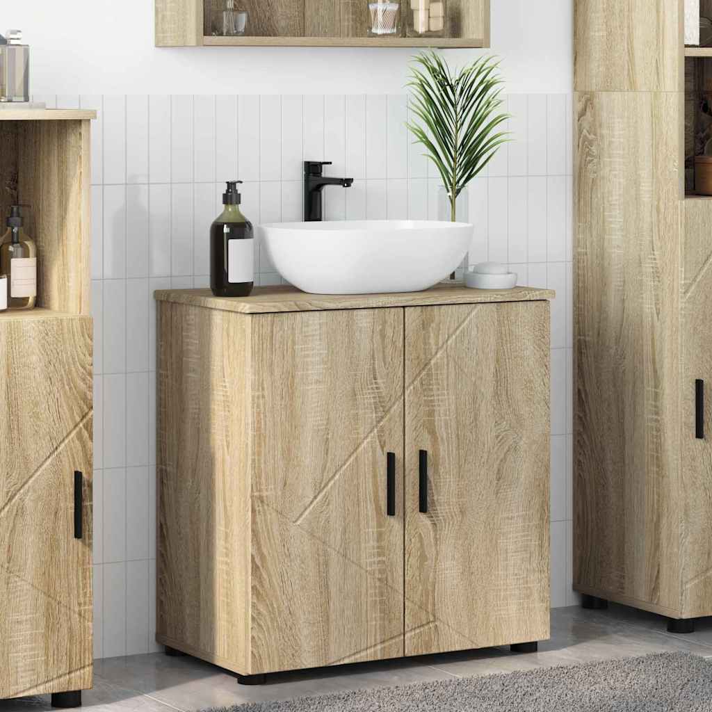 Mobile da Bagno con archiviazione Rovere Sonoma 61 x 35 x 64 cm