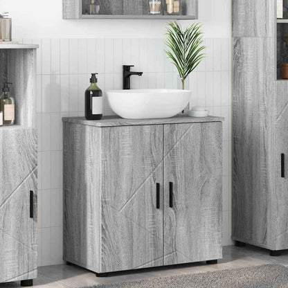 Mobile da Bagno con archiviazione Grigio Sonoma 61 x 35 x 64 cm