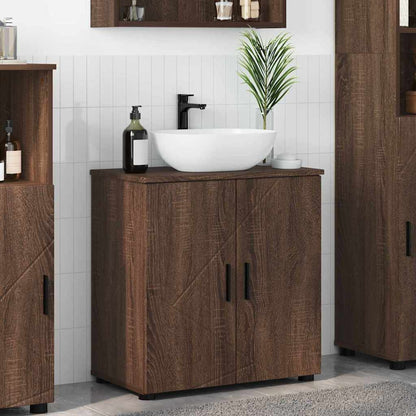 Mobile da Bagno con porta Rovere Marrone 61 x 35 x 64 cm