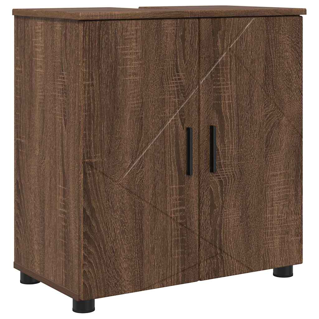 Mobile da Bagno con porta Rovere Marrone 61 x 35 x 64 cm
