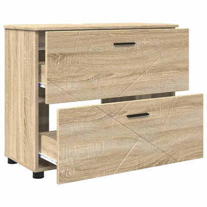 Mobile da Bagno con cassetto Rovere Sonoma 76,5 x 35 x 64 cm