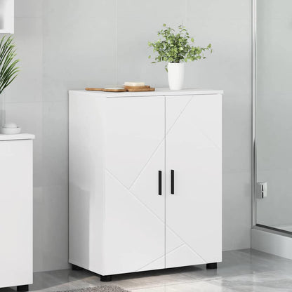 Mobile da Bagno con archiviazione Bianco 60 x 35 x 80 cm