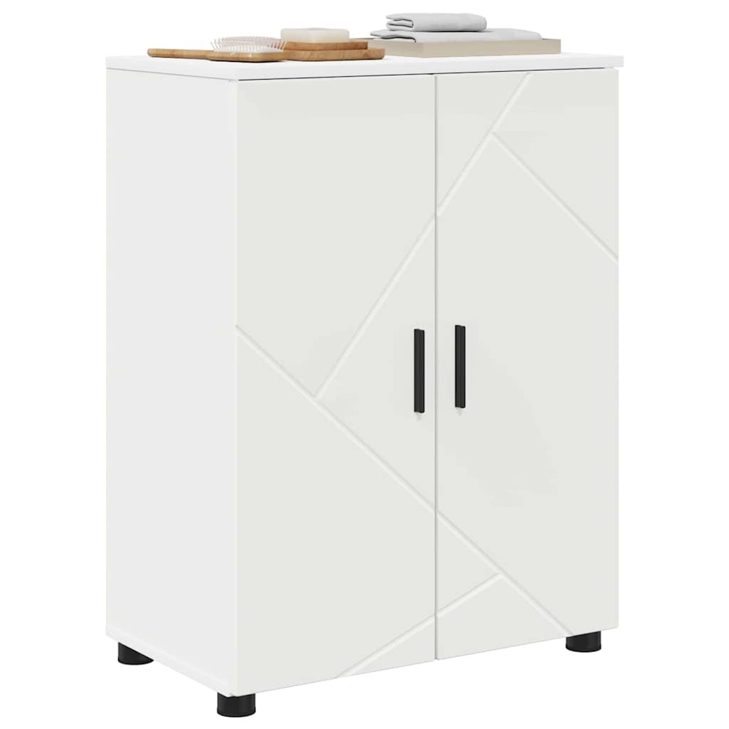 Mobile da Bagno con archiviazione Bianco 60 x 35 x 80 cm
