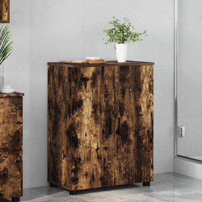 Mobile da Bagno con archiviazione Rovere fumÃ© 60 x 35 x 80 cm