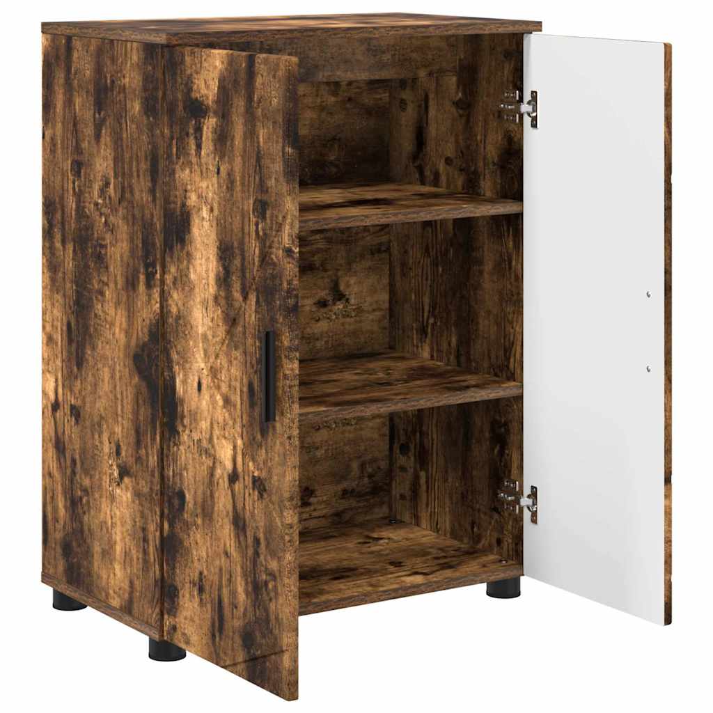 Mobile da Bagno con archiviazione Rovere fumÃ© 60 x 35 x 80 cm