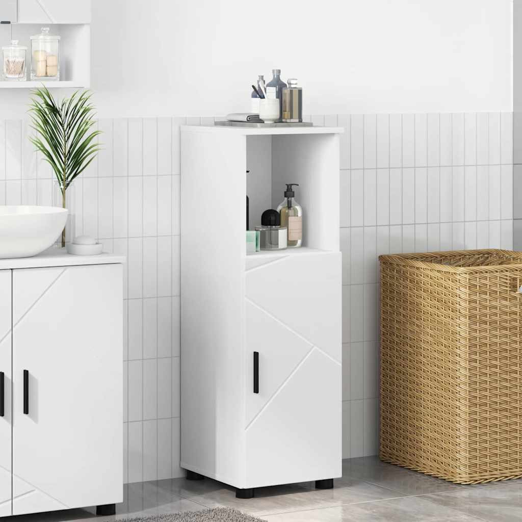 Mobile da Bagno con archiviazione Bianco 30 x 35 x 95 cm