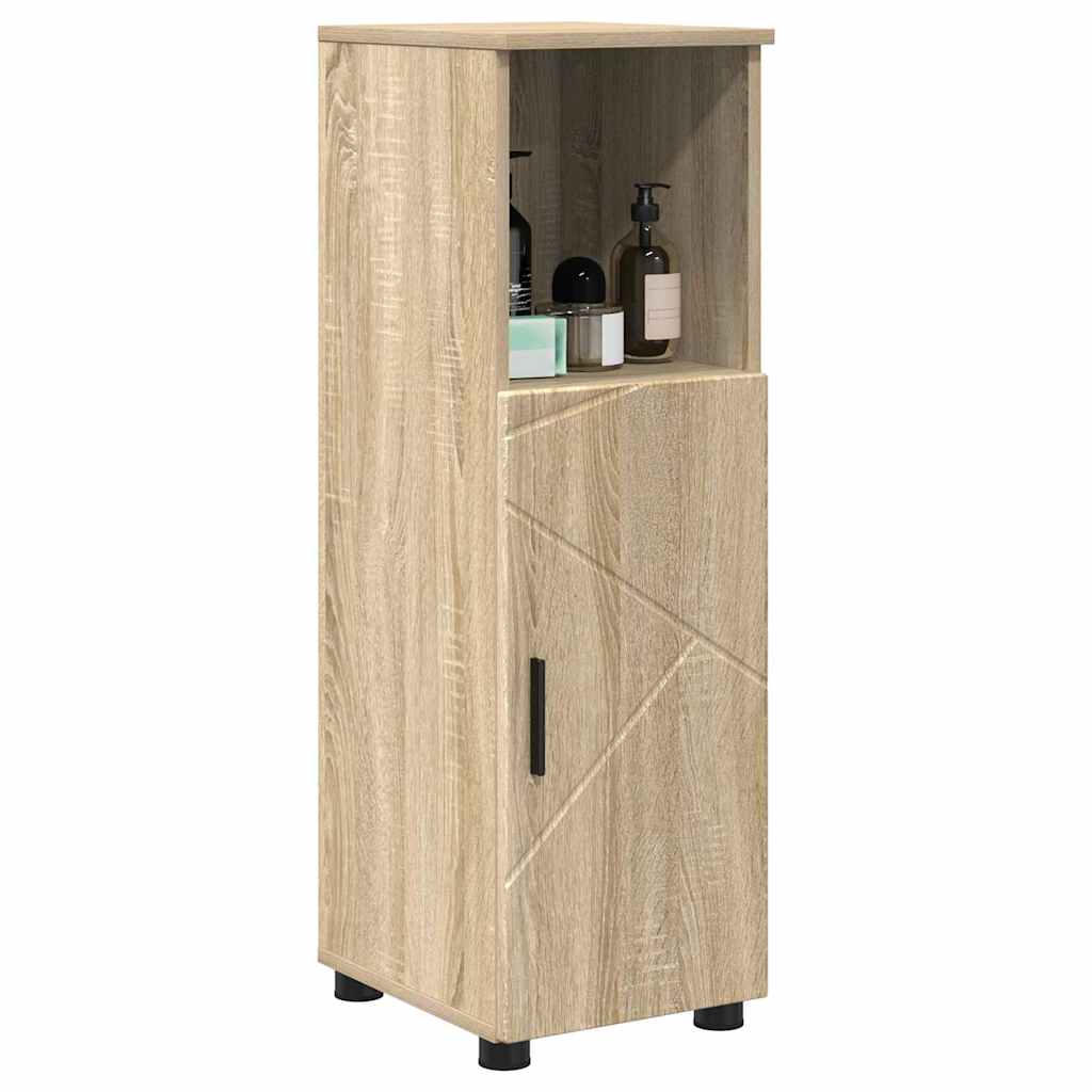 Mobile da Bagno con archiviazione Rovere Sonoma 30 x 35 x 95 cm
