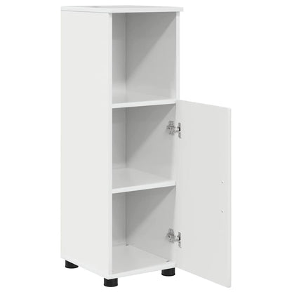 Mobile da Bagno con archiviazione Bianco Lucido 30 x 35 x 95 cm