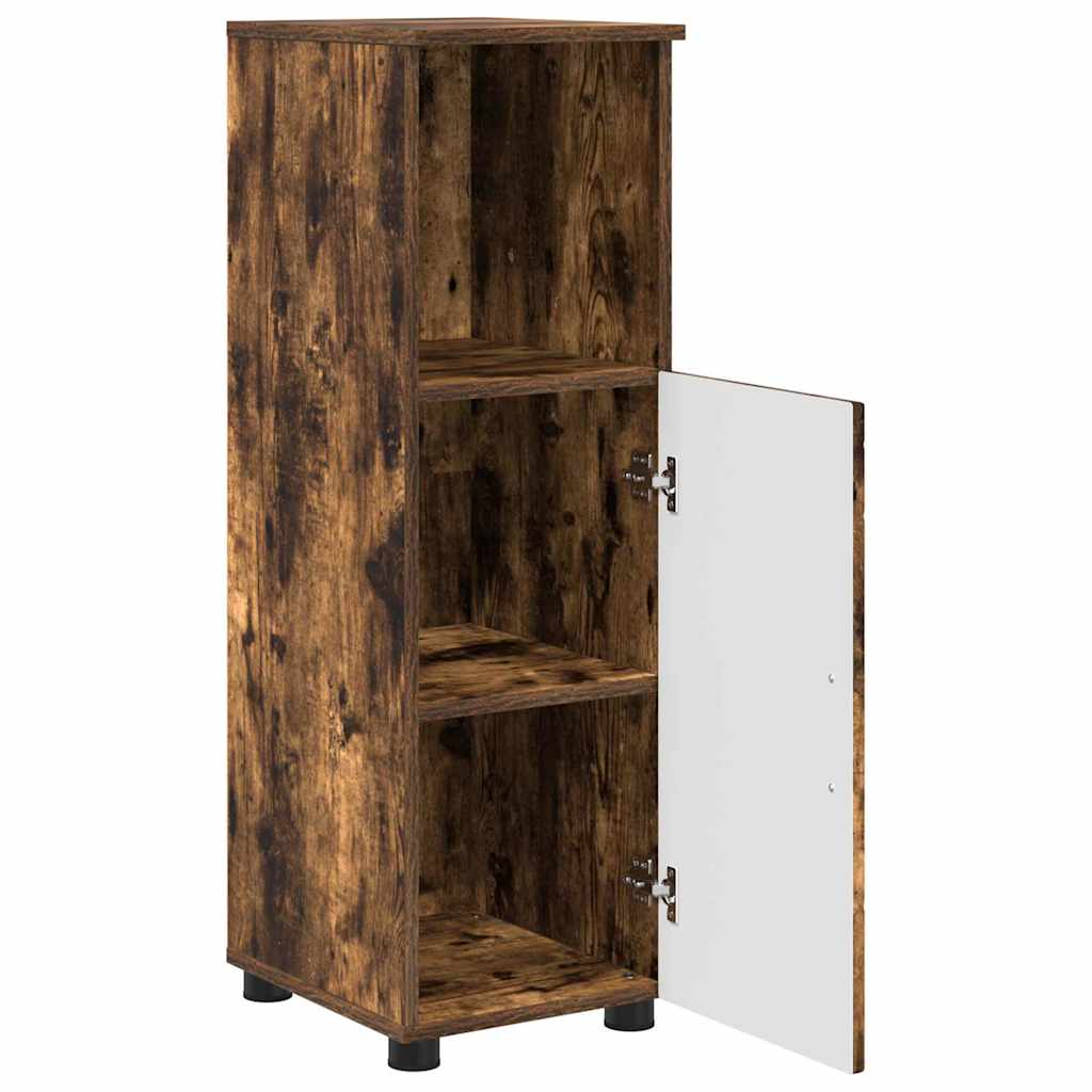 Mobile da Bagno con archiviazione Rovere fumÃ© 30 x 35 x 95 cm