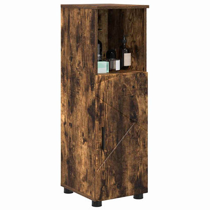Mobile da Bagno con archiviazione Rovere fumÃ© 30 x 35 x 95 cm