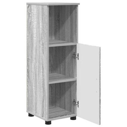 Mobile da Bagno con archiviazione Grigio Sonoma 30 x 35 x 95 cm