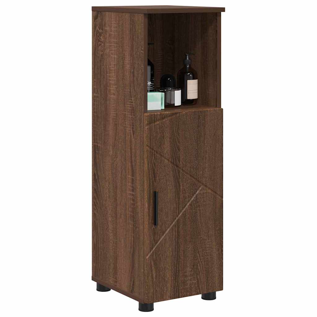 Mobile da Bagno con porta Rovere Marrone 30 x 35 x 95 cm
