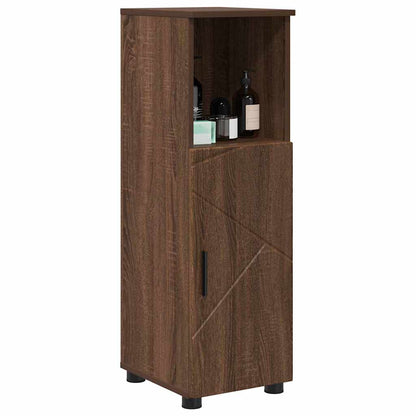Mobile da Bagno con porta Rovere Marrone 30 x 35 x 95 cm