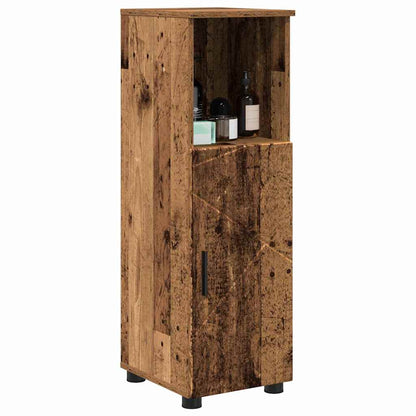 Mobile da Bagno con archiviazione Legno vecchio 30 x 35 x 95 cm