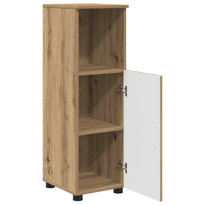 Mobile da Bagno con porta Rovere artigianale 30 x 35 x 95 cm