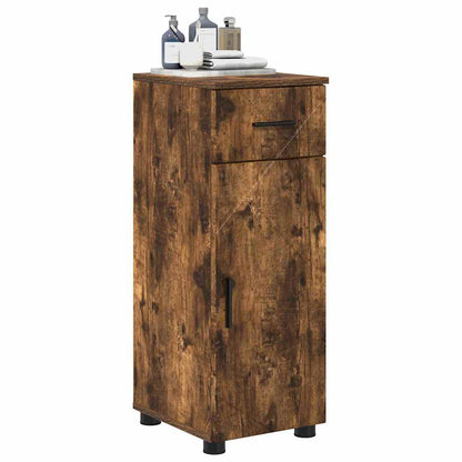 Mobile da Bagno con cassetto Rovere fumÃ© 30 x 35 x 80 cm