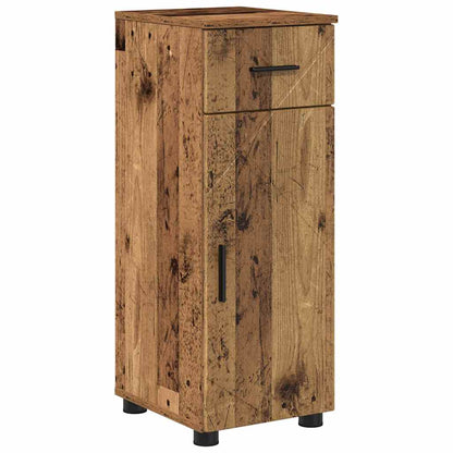 Mobile da Bagno con cassetto Legno vecchio 30 x 35 x 80 cm
