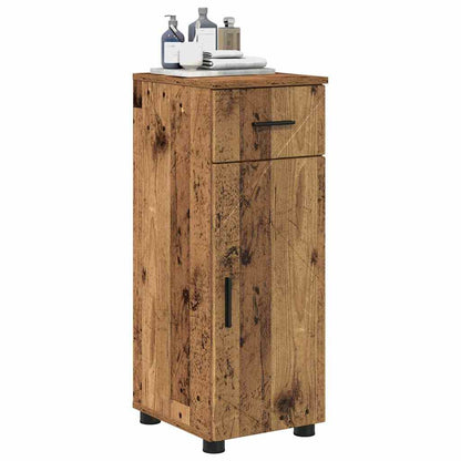 Mobile da Bagno con cassetto Legno vecchio 30 x 35 x 80 cm