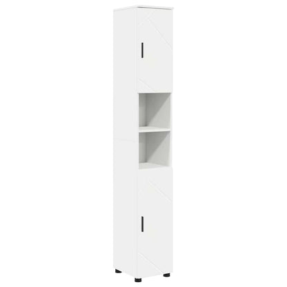 Mobile da Bagno con archiviazione Bianco 30 x 35 x 192 cm