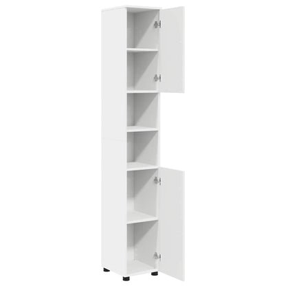 Mobile da Bagno con archiviazione Bianco 30 x 35 x 192 cm
