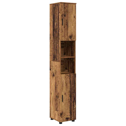 Mobile da Bagno con porta Legno vecchio 30 x 35 x 192 cm