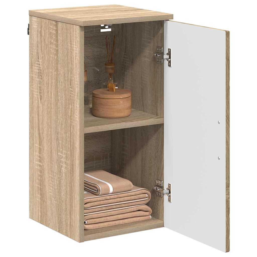 Mobile da Bagno con porta Rovere Sonoma 30 x 31,5 x 61 cm