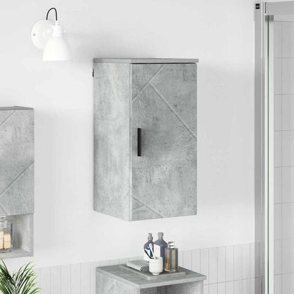 Mobile da Bagno con porta Grigio cemento 30 x 31,5 x 61 cm