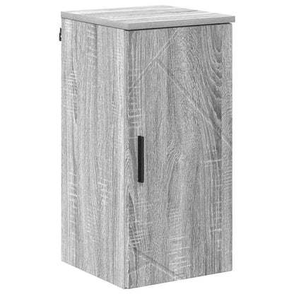 Mobile da Bagno con porta Grigio Sonoma 30 x 31,5 x 61 cm