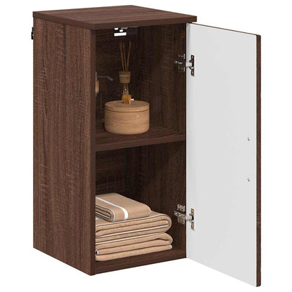 Mobile da Bagno con porta Rovere Marrone 30 x 31,5 x 61 cm