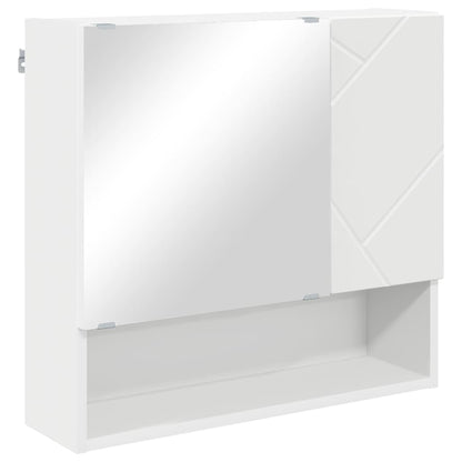 Mobiletto per specchio Bianco 59 x 17 x 55 cm Legno multistrato