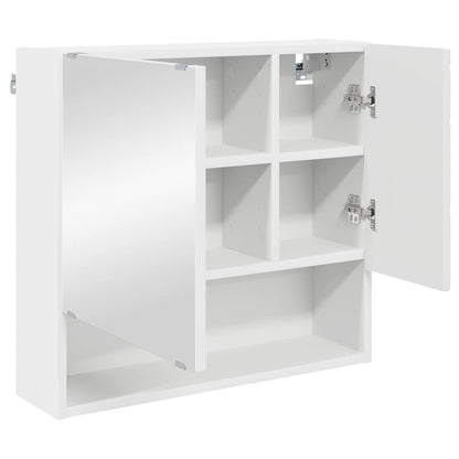 Mobiletto per specchio Bianco 59 x 17 x 55 cm Legno multistrato