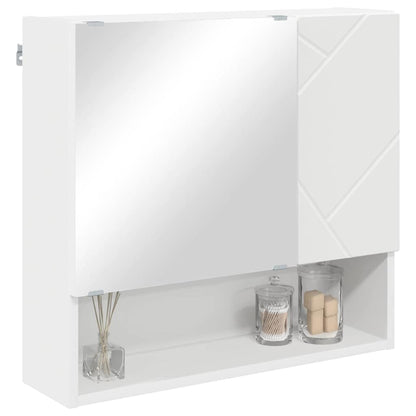 Mobiletto per specchio Bianco 59 x 17 x 55 cm Legno multistrato