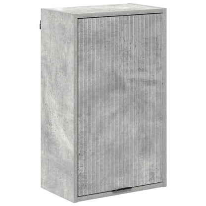 Mobile da Bagno con porta Grigio cemento 39 x 23,5 x 65 cm