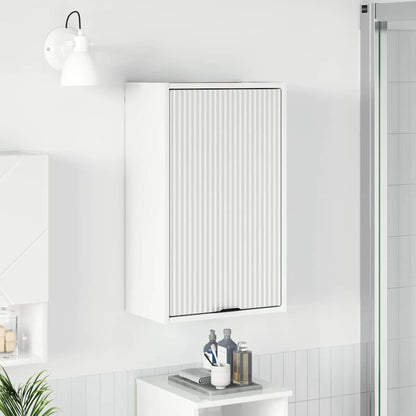 Mobile da Bagno con porta Bianco Lucido 39 x 23,5 x 65 cm