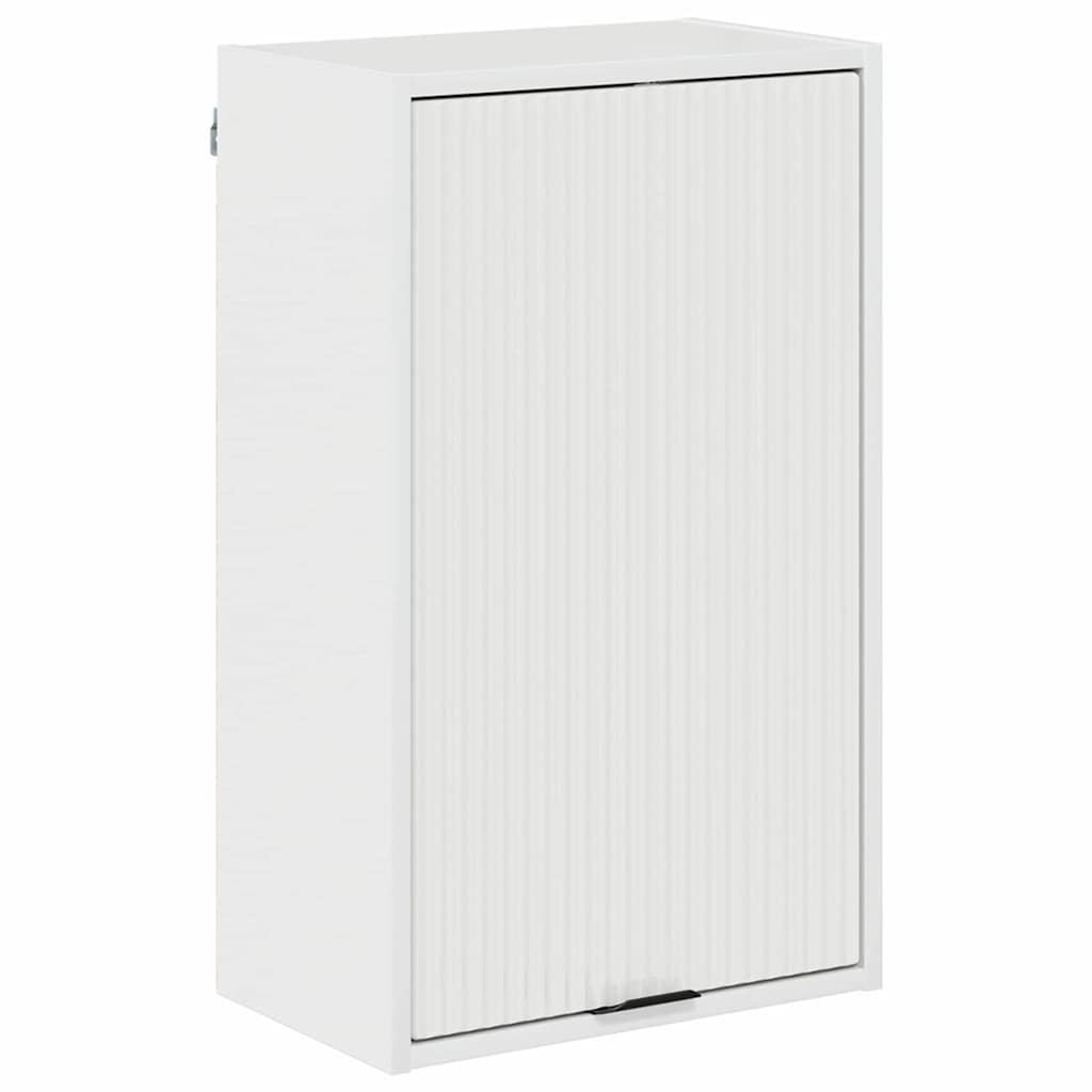 Mobile da Bagno con porta Bianco Lucido 39 x 23,5 x 65 cm