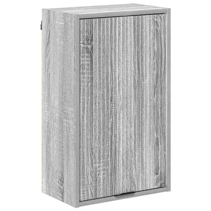Mobile da Bagno con porta Grigio Sonoma 39 x 23,5 x 65 cm