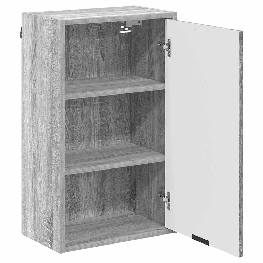 Mobile da Bagno con porta Grigio Sonoma 39 x 23,5 x 65 cm
