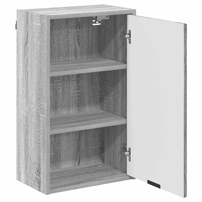 Mobile da Bagno con porta Grigio Sonoma 39 x 23,5 x 65 cm