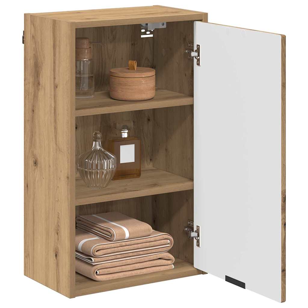 Mobile da Bagno con porta Rovere artigianale 39 x 23,5 x 65 cm