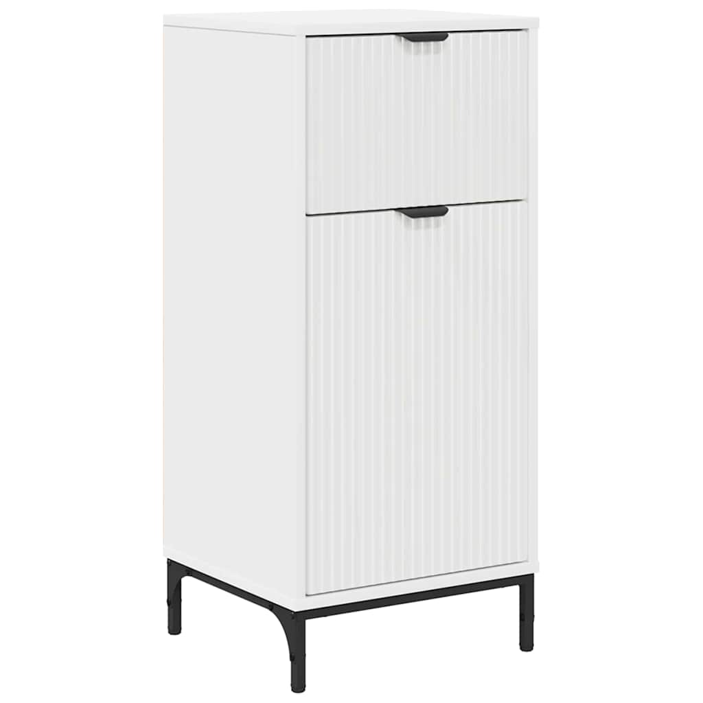 Mobile da Bagno con cassetto con porta Bianco 39,5 x 36 x 88 cm