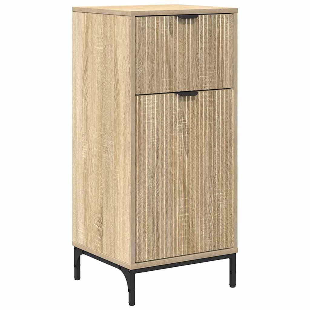 Mobile da Bagno con cassetto Rovere Sonoma 39,5 x 36 x 88 cm