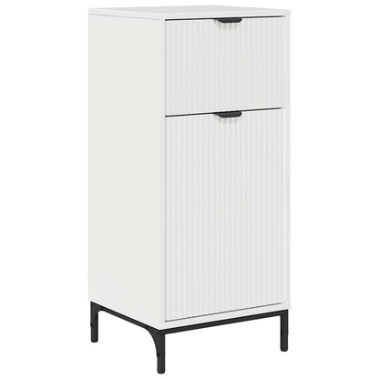 Mobile da Bagno con cassetto Bianco Lucido 39,5 x 36 x 88 cm