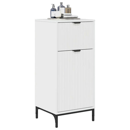 Mobile da Bagno con cassetto Bianco Lucido 39,5 x 36 x 88 cm