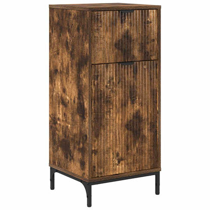 Mobile da Bagno con cassetto Rovere fumÃ© 39,5 x 36 x 88 cm