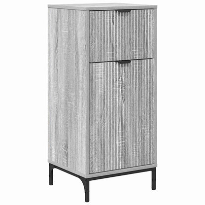 Mobile da Bagno con cassetto Grigio Sonoma 39,5 x 36 x 88 cm