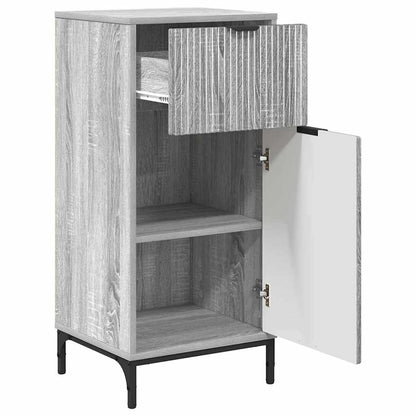 Mobile da Bagno con cassetto Grigio Sonoma 39,5 x 36 x 88 cm